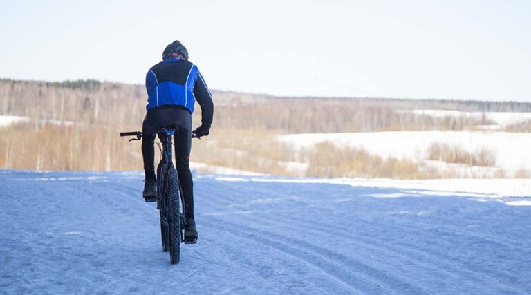 fietsen in de winter